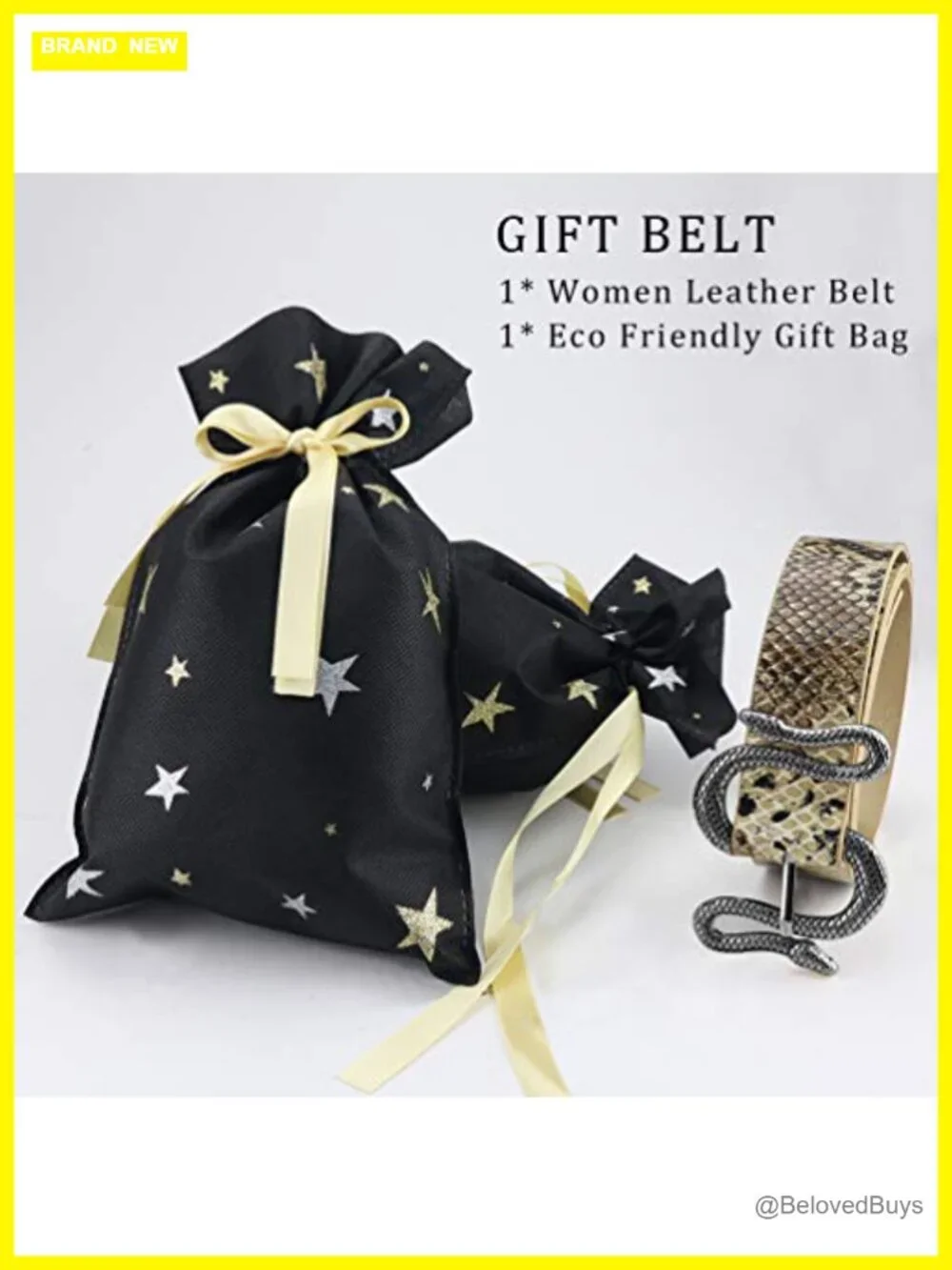 Women's Faux Leather Snake Buckle Belt Fashion Waist Belt